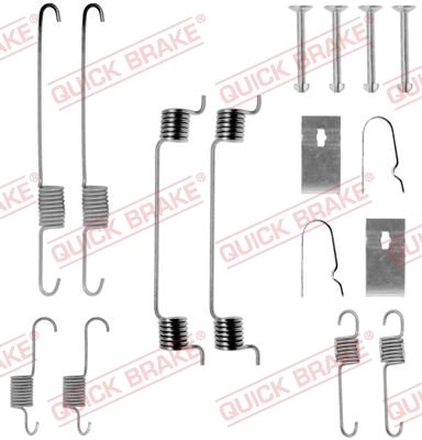 Accessory Kit, brake shoes